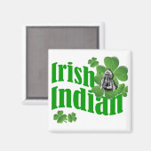 irischer Indianer Magnet (Vorderseite/Rückseite)