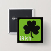 irischer (irischer) Knopf Button (Vorne & Hinten)