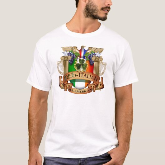 Irischer Italiener ganz amerikanisch T-Shirt (Vorderseite)