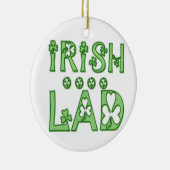 Irischer junger Mann Keramikornament (Rechts)