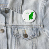 Irischer Kätzchen-Knopf Button (Beispiel)