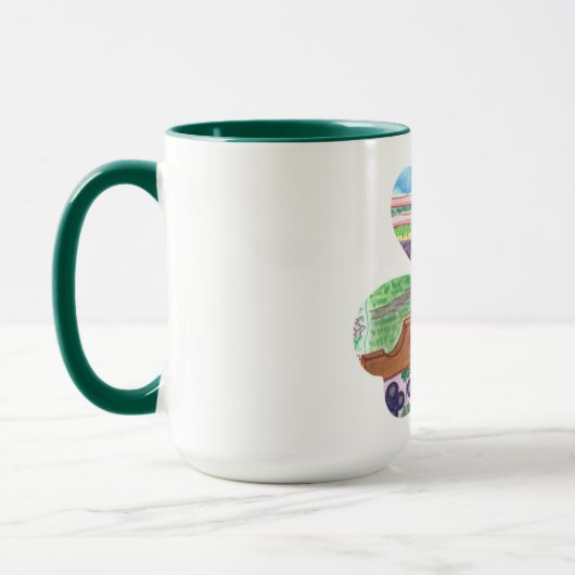 Irischer Klee Tasse (Links)