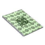 Irischer Knoten u. Tri Entwurfs-Notizbuch Notizblock (Rechte Seite)