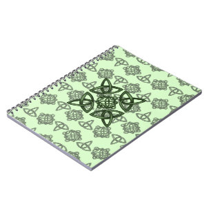 Irischer Knoten u. Tri Entwurfs-Notizbuch Notizblock