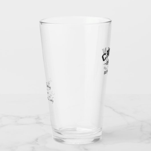 Irischer Landkreis Cavan Irland Personalisierter T Glas (Rechts)