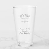 Irischer Landkreis Mayo Irland Personalisierter Te Glas (Rückseite)