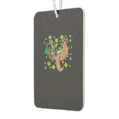 Irischer Leprechaun Faultier Shamrock St Patricks  Autolufterfrischer (Links)