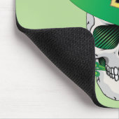 Irischer Leprechaun-Schädel Mousepad (Ecke)