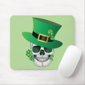 Irischer Leprechaun-Schädel Mousepad (Mit Mouse)