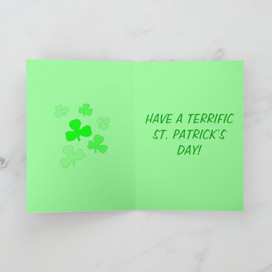 Irischer Pinguin Karte (Innenseite)