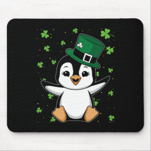 Irischer Pinguin Kobold Tier Süßer Vogel St. Patri Mousepad