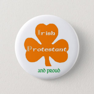 Irischer protestierender Stolz-Knopf Button