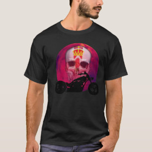 Irischer Radfahrer-Schädel T-Shirt