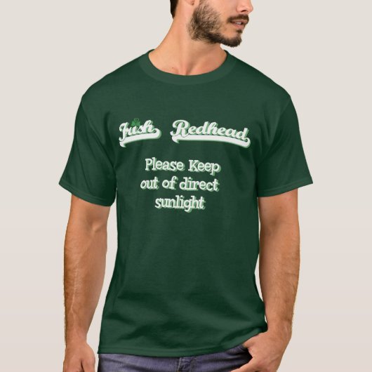 Irischer Redhead T-Shirt (Vorderseite)
