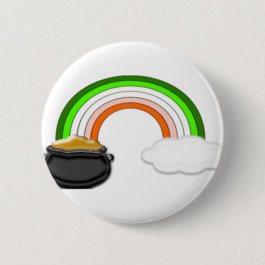 Irischer Regenbogen Button (Vorderseite)