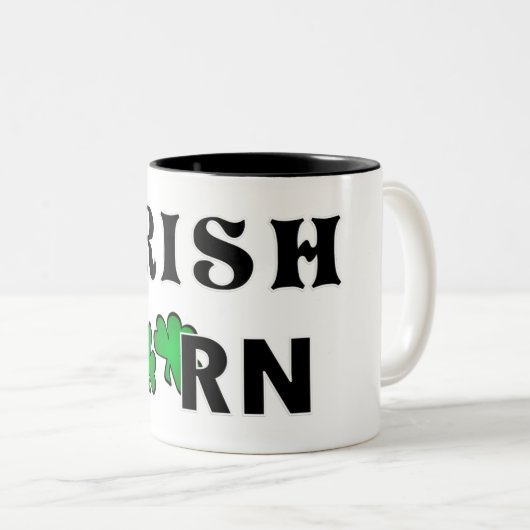 Irischer RN Zweifarbige Tasse (VorderseiteRechts)