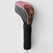 Irischer Roter Setter Golf Headcover (angewinkelt)