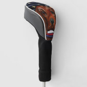 Irischer Roter Setter Golf Headcover (angewinkelt)