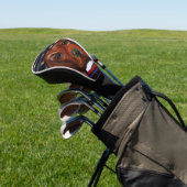 Irischer Roter Setter Golf Headcover (In SItu)