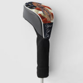 IRISCHER ROTER SETTER GOLF HEADCOVER (angewinkelt)