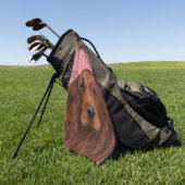 Irischer Roter Setter Golfhandtuch (Gras)