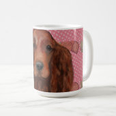 Irischer Roter Setter Kaffeetasse (VorderseiteRechts)
