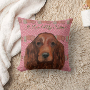 Irischer Roter Setter Kissen