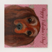 Irischer Roter Setter Puzzle (Horizontal)