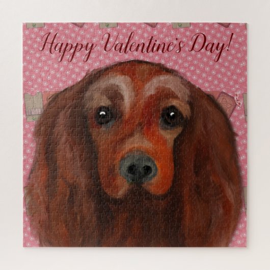 Irischer Roter Setter Puzzle (Vertikal)
