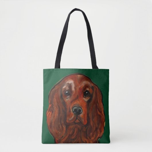 Irischer Roter Setter Tasche (Vorderseite)