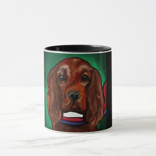 Irischer Roter Setter Tasse (Zentrum)