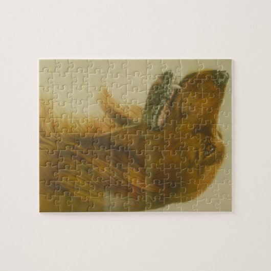 Irischer roter Setzer-Hund Puzzle (Horizontal)