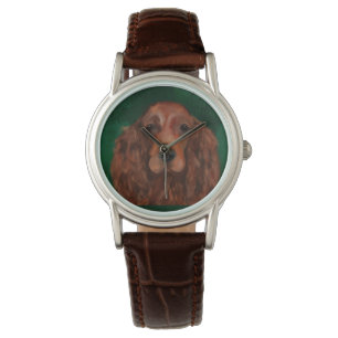 Irischer Rotsetter Armbanduhr