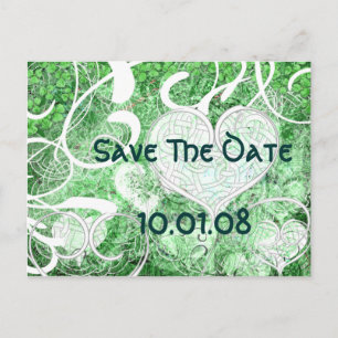 Irischer Save-the-Date Ankündigungspostkarte