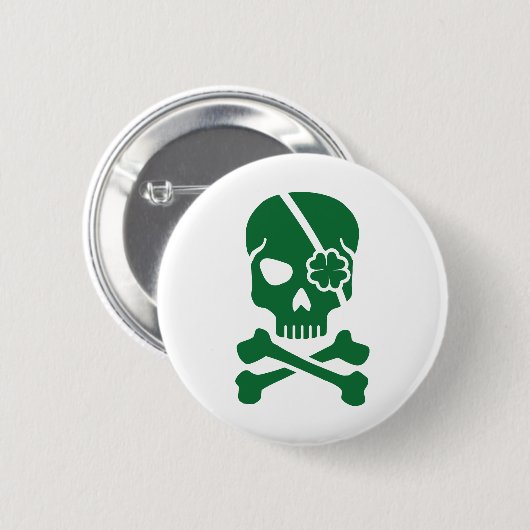 Irischer Schädel Button (Vorne & Hinten)