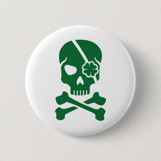 Irischer Schädel Button