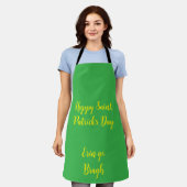 Irischer Schürze St. Patrick's Day (Getragen)