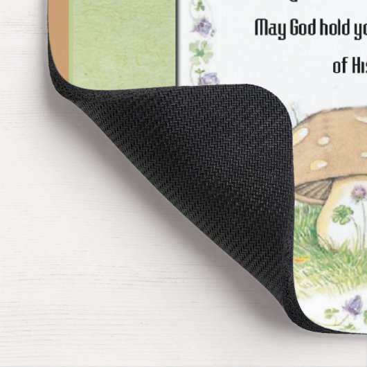 Irischer Segen der Hunde Mousepad (Ecke)