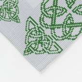 irischer Segen Fleecedecke (Ecke)