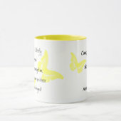 Irischer Segen: Flügel eines Schmetterlinges Tasse (Zentrum)