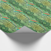 Irischer Segen Geschenkpapier (Ecke)
