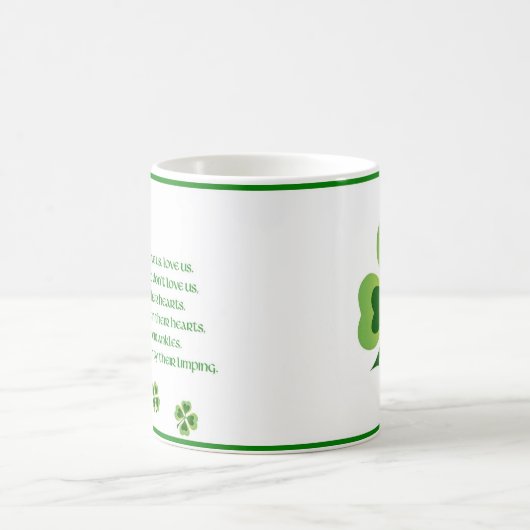 Irischer Segen Kaffeetasse (Mittel)