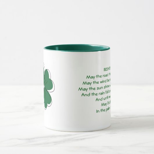 Irischer Segen Tasse (Zentrum)