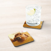 Irischer Setter auf Sofa Getränkeuntersetzer (Rechte Seite)