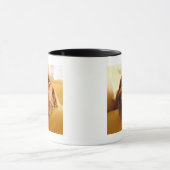 Irischer Setter auf Sofa Tasse (Zentrum)