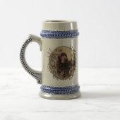  Irischer Setter Bierglas (Links)