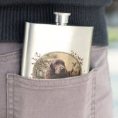  Irischer Setter Flachmann (Beispiel)