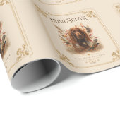  Irischer Setter Geschenkpapier (Rolleneckpunkt)
