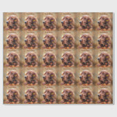  Irischer Setter Geschenkpapier (Flach)