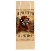 Irischer Setter Geschenktüte Für Weinflaschen (Rückseite)